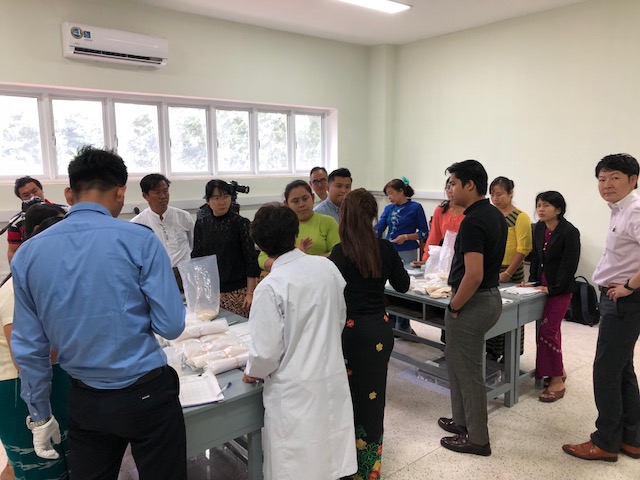 The training course on Rice Moisture Traceability System