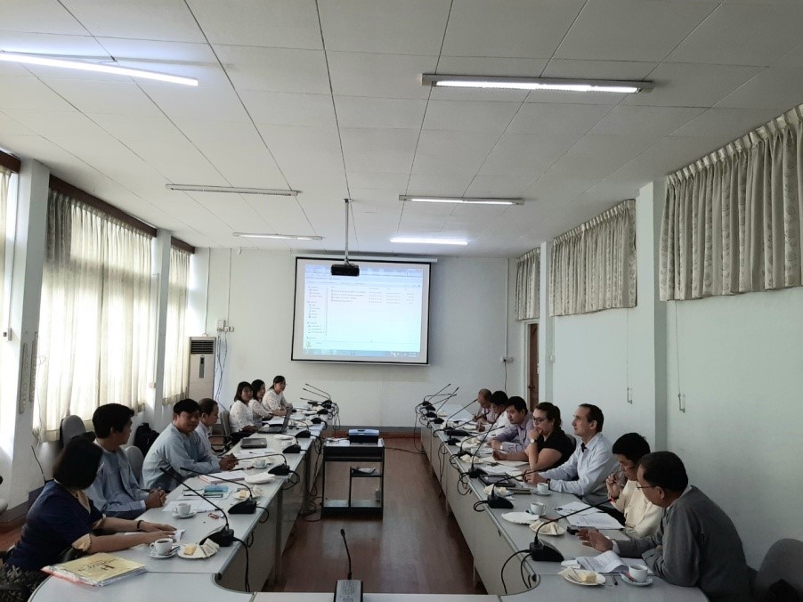 (၂၀၁၉)ခုနှစ်၊ ဇွန်လ(၁၄)ရက်နေ့တွင် ရန်ကုန်မြို့၊ ပညာရေးဝန်ကြီးဌာန၊ သုတေသနနှင့် တီထွင်ဆန်းသစ်မှုဦးစီးဌာန၊ အစည်းအဝေးခန်းမတွင် PTB-DRI Project Steering Committee ၏ သတ္တမအကြိမ်လုပ်ငန်းညှိနှိုင်းအစည်းအဝေးအား ကျင်းပပြုလုပ်ခဲ့ပါသည်။