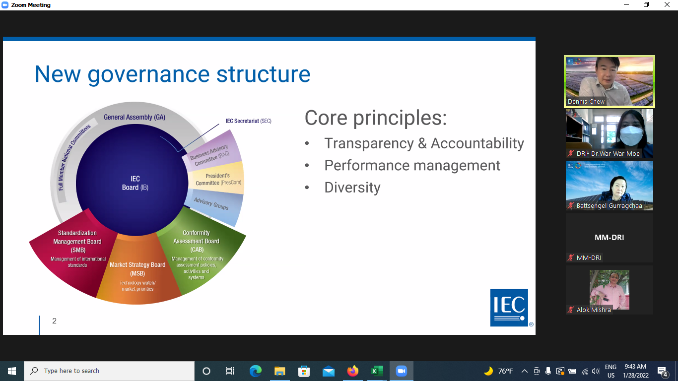 1st IEC Asia Pacific Regional Affiliate Virtual Meeting 2022