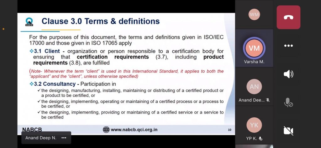 Accreditation of Product Certification Bodies with an overview on ISO/IEC 17065:2012 Standard Webinar