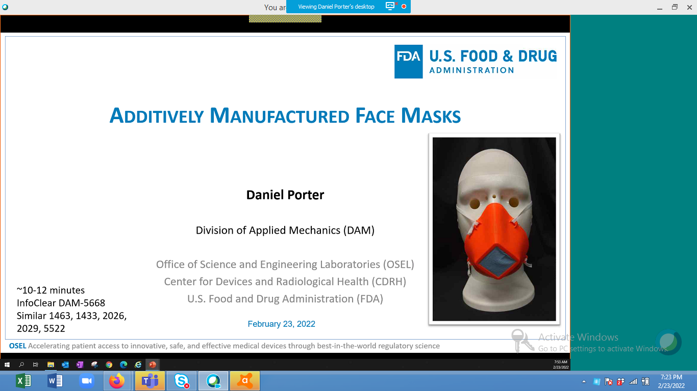 The Role of Additive Manufacturing in PPE Shortage Mitigation Webinar