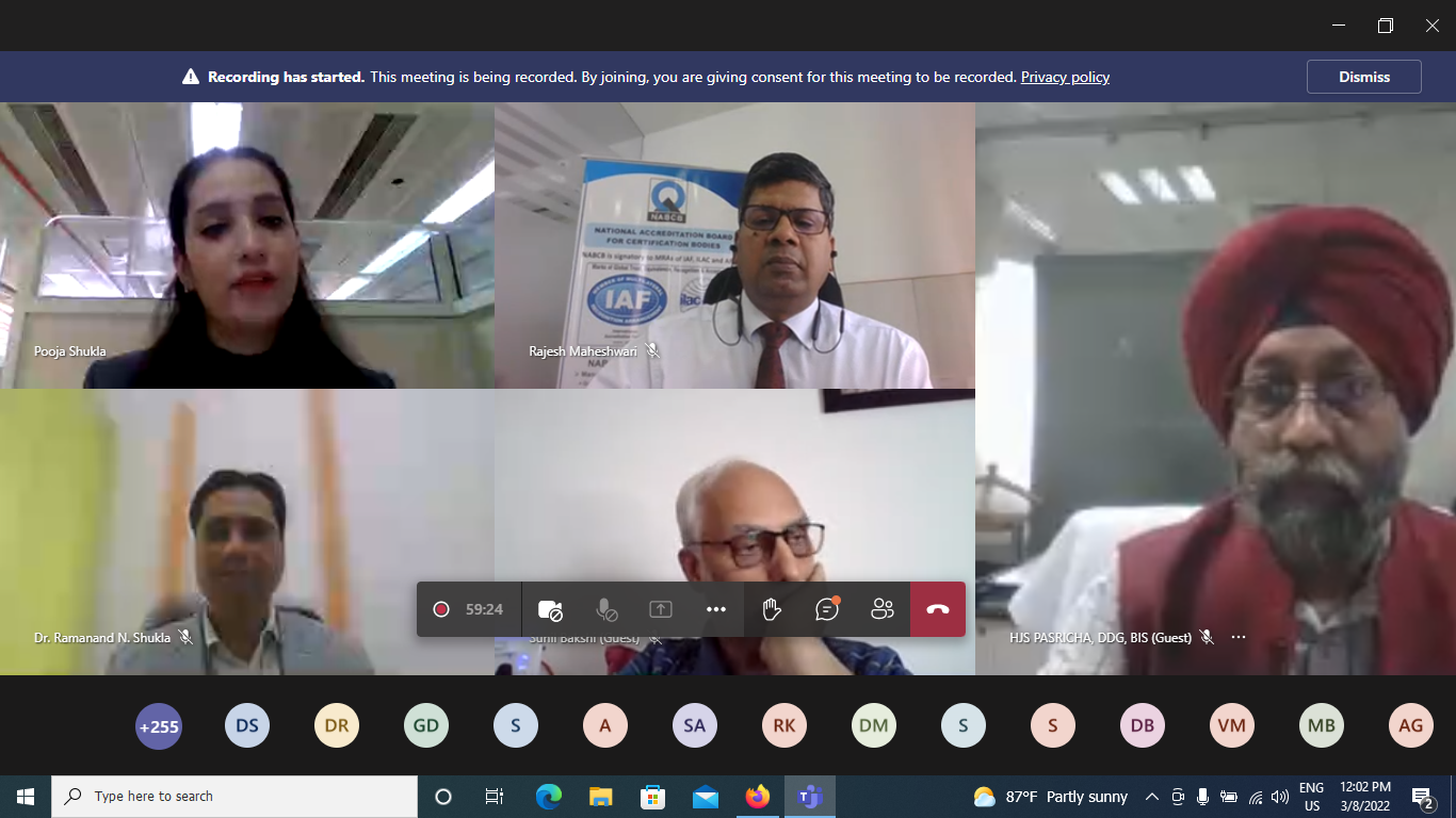 Virtual Quality Conclave - Emerging Scenario in Food Safety & Quality Webinar ပြုလုပ်ခြင်း