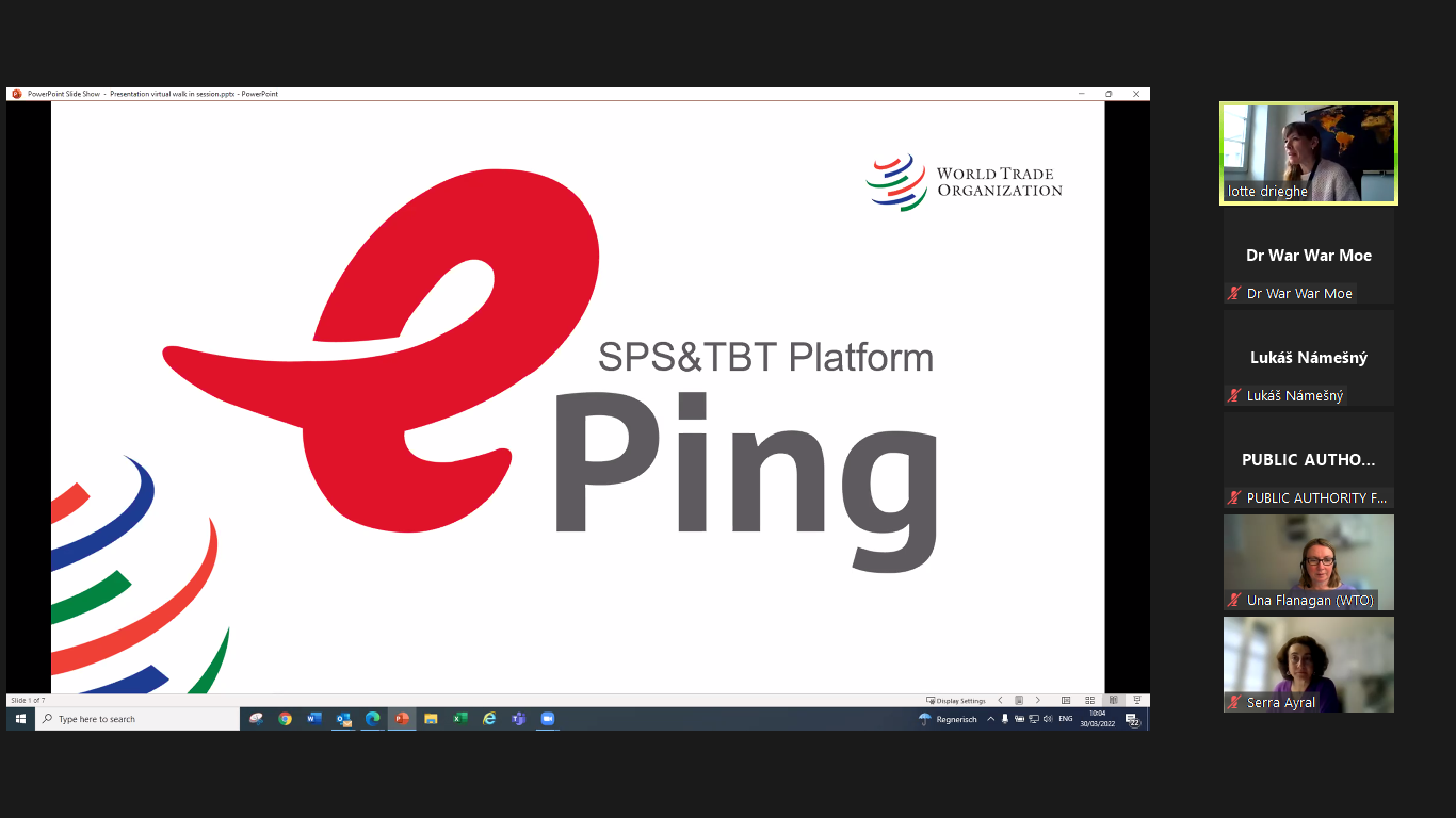 ePing Website Training Session by WTO