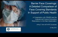 Webinar on “Barrier Face Coverings Standards in Support of Public Health”