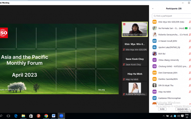 Asia Pacific Monthly Forum (April 19)