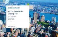 ASTM International Standardization Training - An Introduction to ASTM Standards Writing  သင်တန်းကျင်းပခြင်း