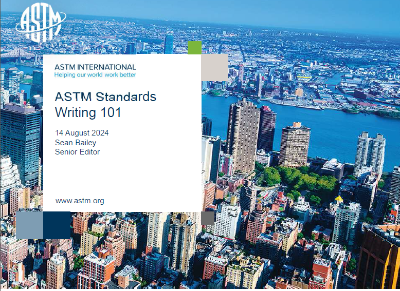 ASTM training 1 ASTM training 1